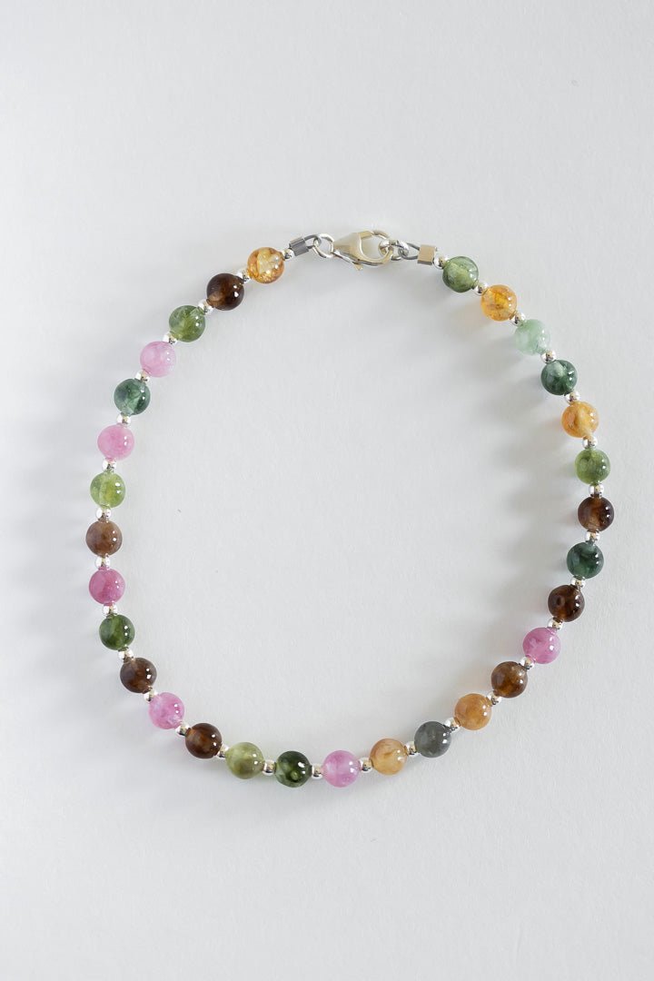 Sterling Silver and Tourmaline Bracelet