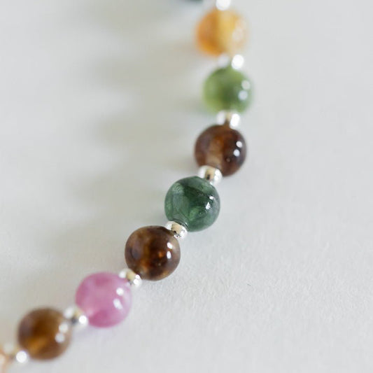 Sterling Silver and Tourmaline Bracelet