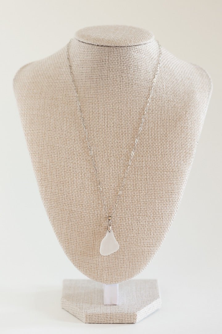 Sterling Silver Beach Glass Necklace