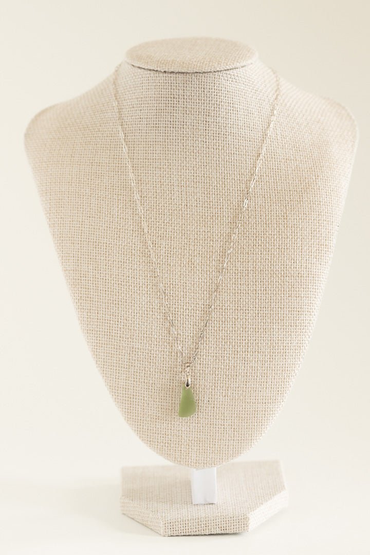 Sterling Silver Sea Glass Necklace
